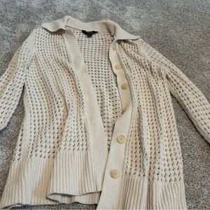 Simply Vera Vera Wang Cream Knit Cardigan